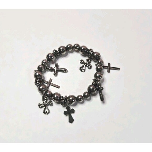 Jewelry Lot Cross Religious Crystal Theme Clean Curated Bundle Free Gift - Picture 16 of 16